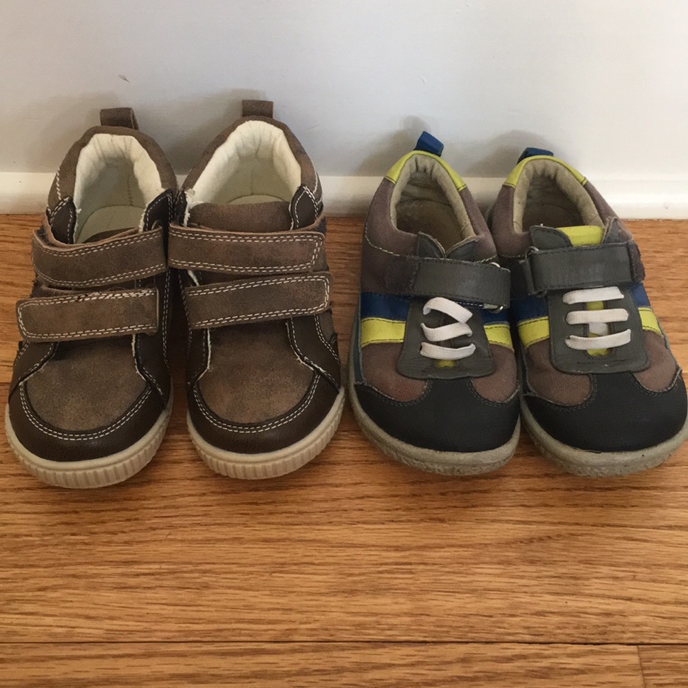 Children Place boots size 8, Kai size 10 sneakers